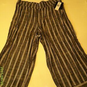 Women's Striped XL Loose Pants Never Worn With Tags